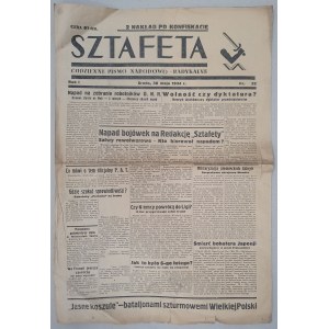 Sztafeta, R.I - 1934 nr 32 z30 maja [ONR, antysemityzm]