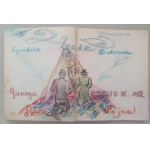 [Album] Chełmońska Wanda, album of drawings [Gierczyce, 1940-42].