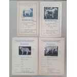 Horská Halina, rodokmene a hodnotenia psov[Podhalské ovčiarske psy, 1937-39].