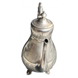 Ag 800 silver jug, weight 666 g.