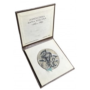 Jasna Gora Mother of the Church 1382-1982 - Silver medal in case