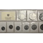 Polské hliníkové mince - sada od 1 groše do 5 zlotých (1949-1974)