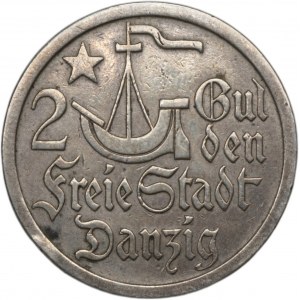 Free City of Danzig - 2 guilders 1923