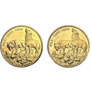 2 Gold 1999 Wolf (2 Stück)