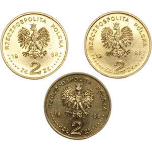 2 gold 1998 - Polonium and Radium (3 pieces)