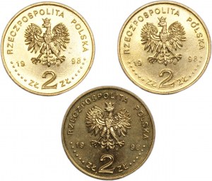 2 złote 1998 - Polon i Rad (3 sztuki)