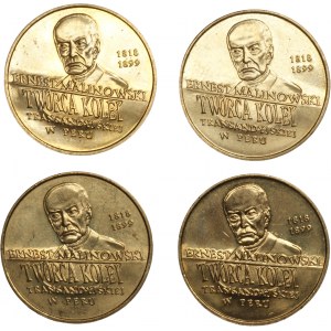 2 złote 1997 Edmund Strzelecki (9 sztuk) oraz 2 złote 1999 Ernest Malinowski (4 sztuki)