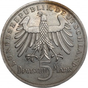 DEUTSCHLAND - 5 Mark 1955 (F) - Friedrich Schiller