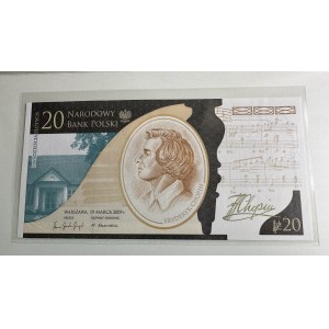 20 złotych 2009 - Fryderyk Chopin (30 sztuk)