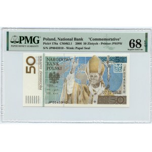 50 zlatých 2006 - Jan Pavel II - PMG 68 EPQ