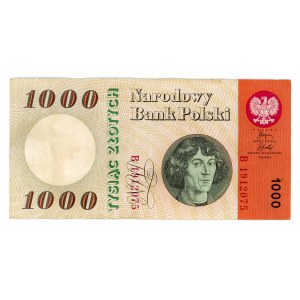 1.000 Zloty 1965 Nicolaus Copernicus Serie B - 5 Stück