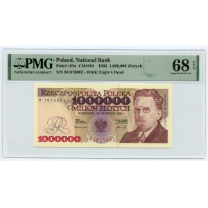 1.000.000 PLN 1993 - Serie M - PMG 68 EPQ