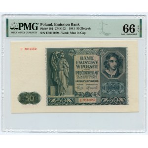 50 gold 1941 - E series - PMG 66 EPQ