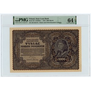 1,000 Polish marks 1919 - III Series H - PMG 64 EPQ