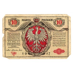 10 polských marek 1916 - generál ( 21 kusů)