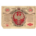 20 polských marek 1916 - Generál ( 8 kusů)