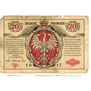 20 polských marek 1916 - Generál ( 8 kusů)