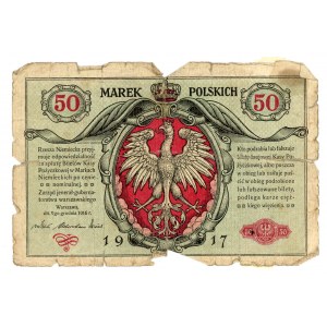 50 polských marek 1916 - ( 4 kusy)