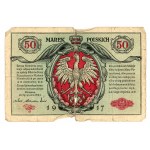 50 polských marek 1916 - ( 4 kusy)