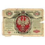 50 polských marek 1916 - ( 4 kusy)