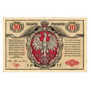 10 Polish marks 1916 - numerator type Berlin IV