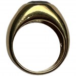 Zlatý prsteň Au 585, celková hmotnosť 6,88 gramu