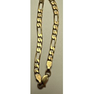 Au 585 gold chain, 15.92 g, length 59 cm
