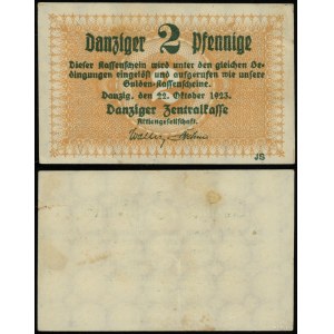 Poland, 2 fenigs, 22.10.1923