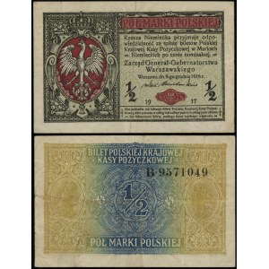 Polska, 1/2 marki polskiej, 9.12.1916