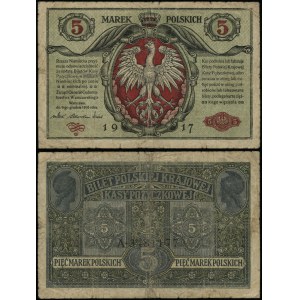 Polen, 5 polnische Mark, 9.12.1916