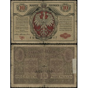 Polen, 10 polnische Mark, 9.12.1916