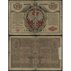 Poland, 10 Polish marks, 9.12.1916