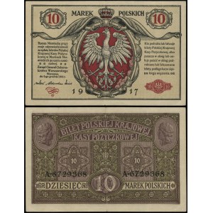 Poland, 10 Polish marks, 9.12.1916