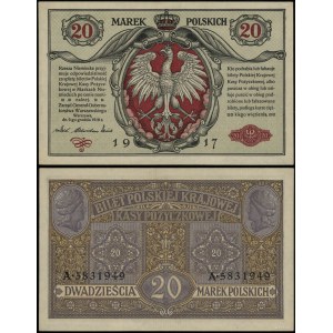 Poland, 20 Polish marks, 9.12.1916