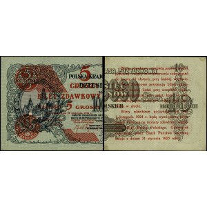 Poland, pass ticket - 5 groszy, 28.04.1924