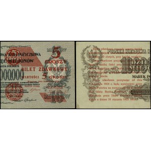 Poland, pass ticket - 5 groszy, 28.04.1924