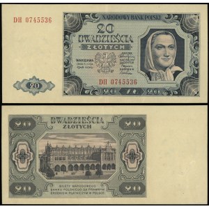 Poland, 20 zloty, 1.07.1948