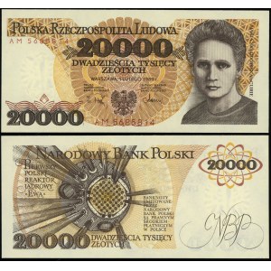 Polsko, 20.000 PLN, 1.02.1989