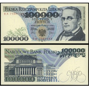 Polen, 100.000 PLN, 1.02.1990