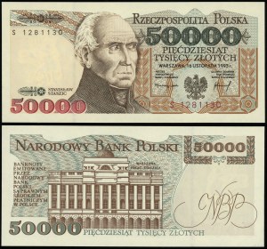 Poľsko, 50 000 PLN, 16.11.1993