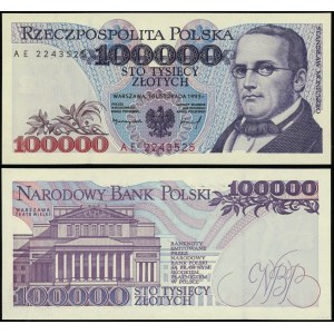 Polsko, 100 000 PLN, 16.11.1993