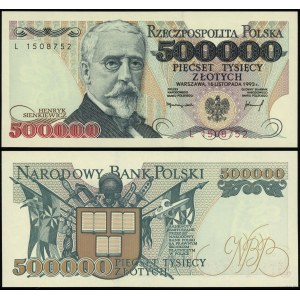 Poland, 500,000 zloty, 16.11.1993