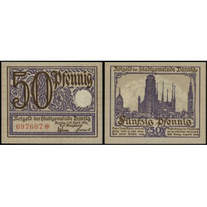 Západné Prusko, 50 fenig, 15.04.1919