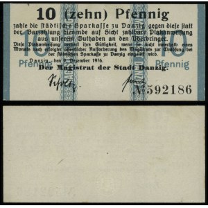 Západní Prusko, 10 fenig, 9.12.1916