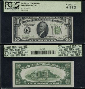 United States of America (USA), $10, 1934