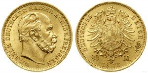 Germany, 20 marks, 1873 A, Berlin