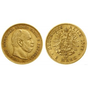 Deutschland, 5 Mark, 1877 A, Berlin