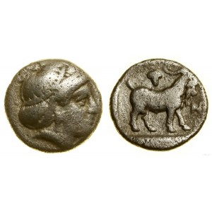 Griechenland und nachhellenistisch, Trihemiobol, 5. bis 4. Jahrhundert v. Chr.
