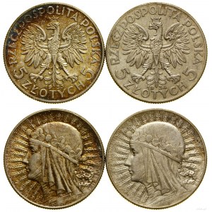 Poland, 2 x 5 gold, 1933, 1934, Warsaw