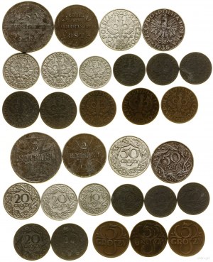 Poľsko, sada 15 mincí